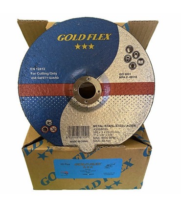 صفحه سنگ برش آهن گلد فلکس 180X3