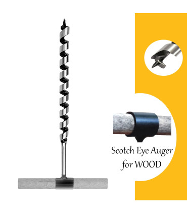 مته چوب دستي قطر 26 طول 45 سانتيمتر