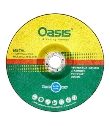 صفحه سنگ ساب اوسيس 180x6