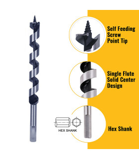 مته چوب مارپیچ 22x250mm