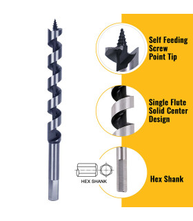 مته چوب مارپیچ 20x250mm
