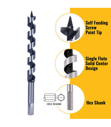 مته چوب مارپیچ 20x250mm
