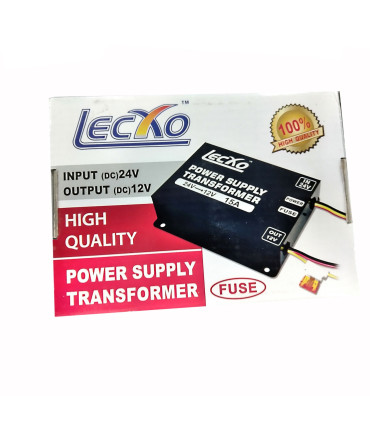 مبدل برق خودرو 24 به 12 ولت LECXO 15A