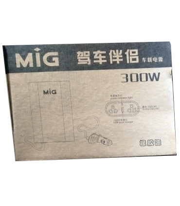 اینورتر خودرو فندکی میگ 300 وات MIG
